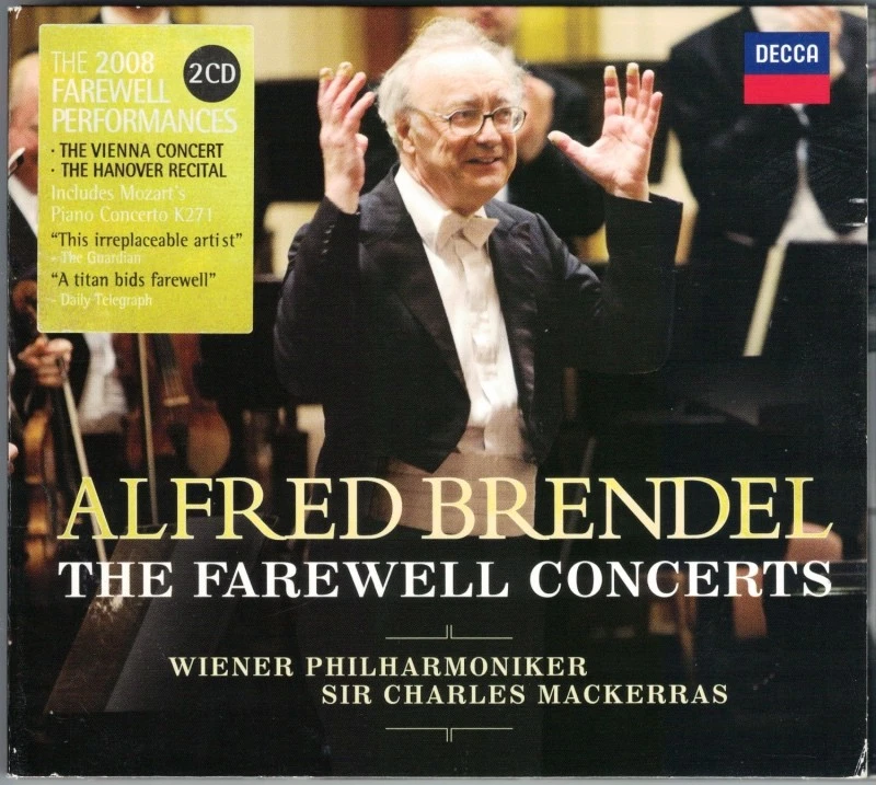 Alfred BRENDEL: THE FAREWELL CONCERTS 2CD Mozart Beethoven Haydn Schubert Bach - Bild 1 von 1
