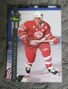 1992 Classic Four-Sport Multi-Sport Card #176 Ralph Intranuovo Edmonton Oilers - Picture 1 of 2