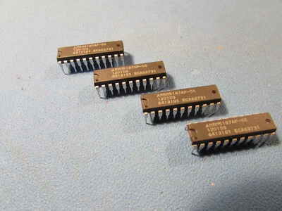 M5M5187AP-55 Mitsubishi 65536-BIT (65536-WORD BY 1-BIT) CMOS STATIC RAM 4pcs USA - Image 1 of 3