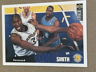 1996-97 UPPER DECK COLLECTOR'S CHOICE - JOE SMITH WARRIORS #54 - Image 1 of 2