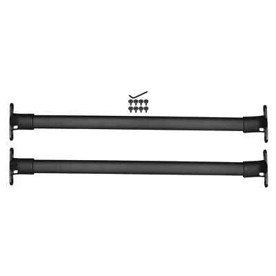 Barras transversales negras genuinas Ford OEM 2016-2019 Explorer 2 piezas Foto 1 de 4