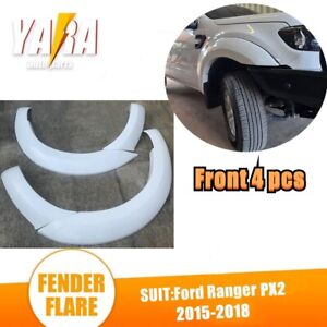 White Fender Flares for Ford ranger PX2 MK2 Wildtrack 6 Inch front guard 4pcs