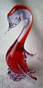 Murano Glas Schwan h 19 cm - Bild 1 von 2