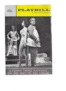 A FUNNY THING HAPPENED ON THE WAY TO THE FORUM, ZERO MOSTEL, DEC.31,'62 PLAYBILL - Picture 1 of 2
