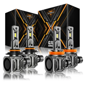 AUXBEAM Q30 110W H11 9005 Combo LED Headlight Bulbs for Toyota Camry 2007-2018 - Picture 1 of 12