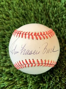 JOHN FRANCIS (JACK) BUCK VOLLER NAME SIGNIERT NATIONAL LEAGUE BASEBALL CARDINALS - Bild 1 von 4