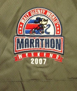 WALT DISNEY WORLD Marathon Weekend 2007 pullover jacket small Mickey embroidery - Picture 1 of 3