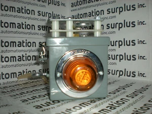 ELECTRO-MATIC PRODUCTS EMCP31DR1WDX1X04A1 AMBER SAFETY LIGHT NEW!! QUANTITY!! - Picture 1 of 3