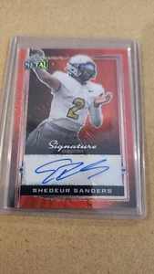 SHEDEUR SANDERS 1/1 AUTO RC!! 2024 LEAF METAL SIGNATURE SERIES Orange Shimmer - Picture 1 of 5