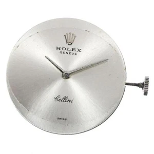 ROLEX Original Uhrwerk Cellini Cal.1600 Herren Armbanduhr Teile Silber Funktioniert #1 - Bild 1 von 3