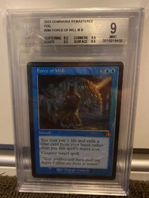 2023 Force of Will Dominaria Remastered #284 Retro Frame Foil BGS 9 Mint - Image 1 of 2