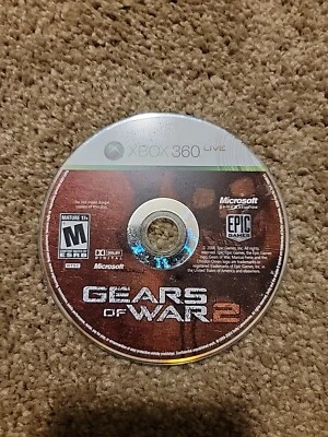 Gears Of War 2 X-box 360 Disc Only Cleaned, Tested, Working - Image 1 of 2