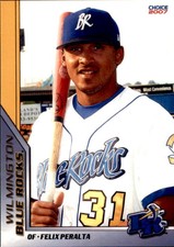 2007 Wilmington Blue Rocks Choice #25 Felix Peralta Dominican Republic DR Card