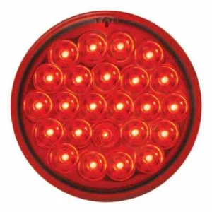 GG 78273 - 4 Inch Round 24 LED Pearl Style Stop, Turn & Tail Light W/ Red LED - Picture 1 of 3