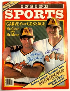 Steve Garvey & Goose Gossage San Diego Padres Signed 1984 Inside Sports Magazine - Picture 1 of 4