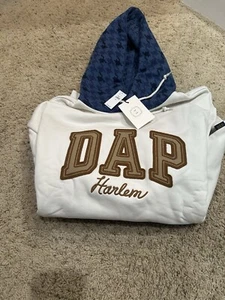 GAP × Dapper Dan DAP Limited Edition Western Collection Logo Hoodie XL - Picture 1 of 3
