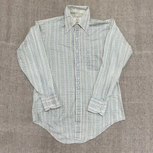 vintage Arrow button up shirt mens large white 1970s kent collection - Picture 1 of 11