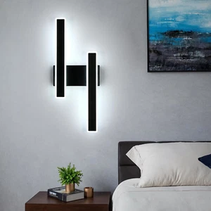 Bonita Lámpara de Pared LED Interior, 32W Creativa Lámpara de Pared Tira Larga, Moderna Interior - Imagen 1 de 15