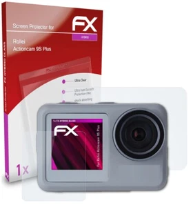 atFoliX Película Vidrio para Rollei Actioncam 9S Plus 9H Armadura protectora - Imagen 1 de 5