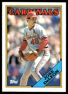 1988 Topps Traded Jose DeLeon #34T St. Louis Cardinals 24B - Picture 1 of 2
