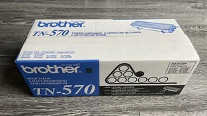 Brother TN-570 Original OEM schwarze Tonerkassette mit hoher Reichweite TN570 - neu - Bild 1 von 5