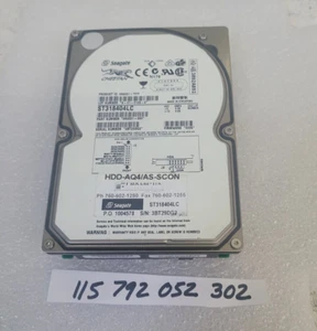 18.2GB SCSI HDD, SEAGATE CHEETAH ST318404LC, 9N9001-099, FW 0005 - Picture 1 of 1