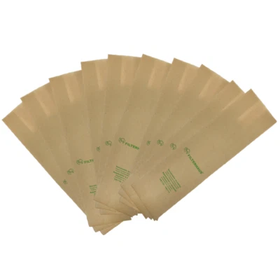 10 sacchetti in carta ecologica per Vorwerk Folletto VK116 - VK117