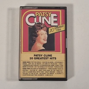 Patsy Cline 20 Greatest Hits Music Cassette Rare - Picture 1 of 4