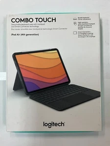 Logitech Combo Touch Keyboard Case for Apple iPad Air 4th/5th Gen. - Gray - Picture 1 of 4