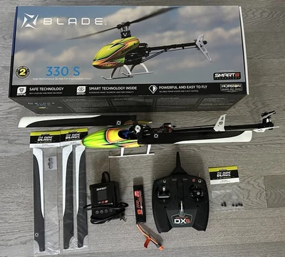Blade 330s RC Helicopter Full Kit - Chopper, Battery, Charger, Transmitter, Xtra - Image 1 of 3
