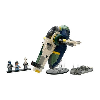 亚克力展示架兼容乐高套装 75433 - Jango Fett's Starship — 第 1/4 张图片