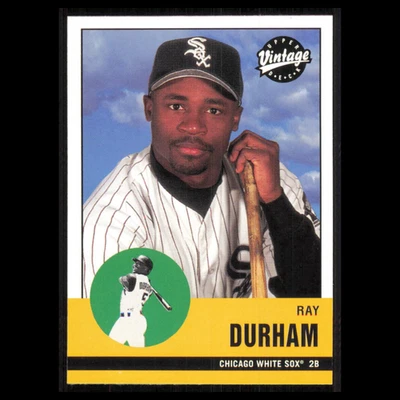 Tarjeta de béisbol Ray Durham #144 2001 Upper Deck de colección Chicago White Sox MLB casi nueva Foto 1 de 3