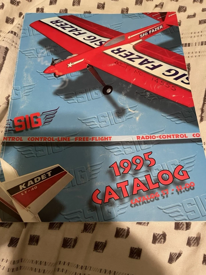 Vintage Sig Manufacturing Co. Inc 1995 Catalog 57 Airplane - Image 1 of 1