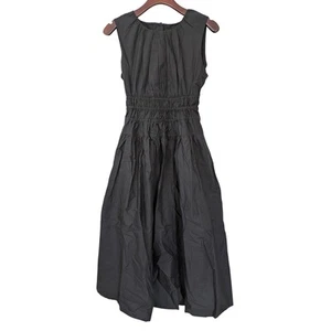 J. Crew Petite Hyazinthe Kleid Baumwolle Popeline Größe 3X schwarz neu mit Etikett CI929 - Bild 1 von 6