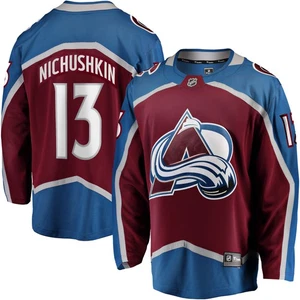 Herren Fanatics Valeri Nichushkin Burgund Colorado Avalanche Breakaway Spieler - Bild 1 von 3
