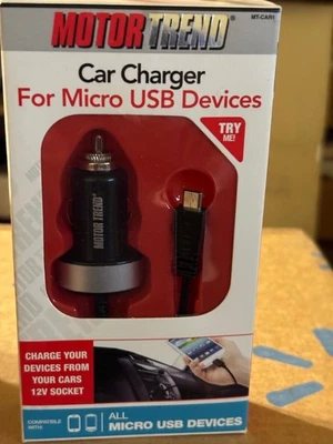 CARGADOR COCHE MOTOR TREND PARA DISPOSITIVOS MICRO USB. Foto 1 de 4