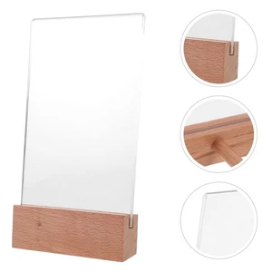  Desk Sign Holder Document Stand Table Holders Certificate with Base - Picture 1 of 12