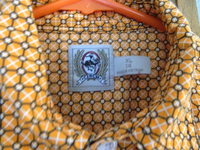 Cinch мальчиков XL-14 длинным рукавом жемчуг Snap Western клетку рубашка носили для соревнований - Изображение 1 из 4