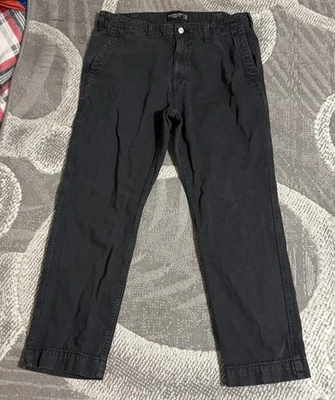 Abercrombie & Fitch Black Straight Fit Lightweight Jeans Men’s 36x30 - Image 1 of 4
