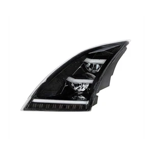 Faro lado del conductor para Volvo VN/VNL 2018-2023 | Carcasa negra proyector cuádruple - Imagen 1 de 5