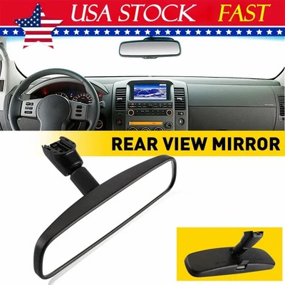 Interior Rear View Mirror For Nissan Sentra Tiida Altima Versa Pathfinder US EAH - Image 1 of 4