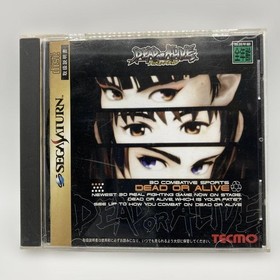 Dead or Alive Sega Saturn Japan Version CIB Tecmo Fighting Game Tested JP