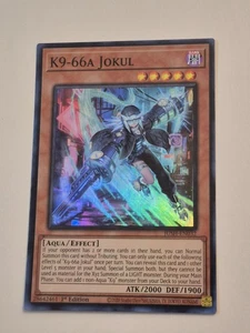 K9-66a Jokul JUSH-EN032 Super Rare Justice Hunters 1st Edition - Picture 1 of 2