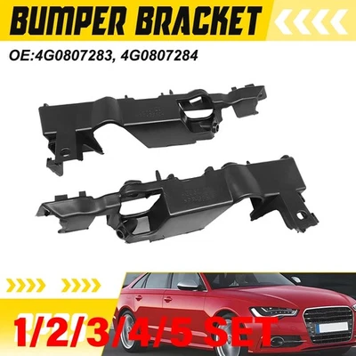 Car Front Bumper Bracket For Audi S6 A6 A6 Quattro 2012-2018 Left & Right 1-5SET - Image 1 of 4