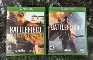 Battlefield 1 & Hardline LOT (Microsoft Xbox One, 2016) COMPLETE CIB TESTED!! - Picture 1 of 5