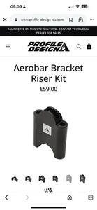 60mm Profile Design Aerobar Riser Kit - unopened - Picture 1 of 5