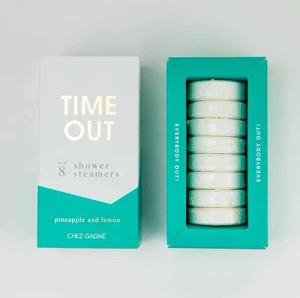 CHEZ GAGNÉ TIME OUT - VAPORIZADORES DE DUCHA - PIÑA + LIMÓN Nuevo En Caja - Imagen 1 de 5