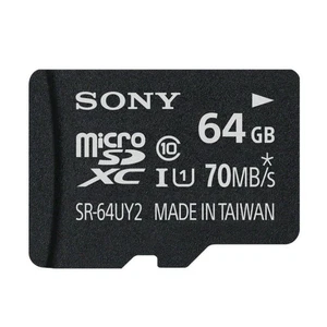 Disco de almacenamiento de tarjeta de memoria microSDHC Sony 64 GB clase 10 UHS-1 - Imagen 1 de 1