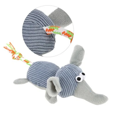 Dog Plush Toy Interactive Squeaking Sound Chew Toy for Pet Supplies - Image 1 of 4