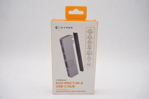 Hyper HD575-GRAY HyperDrive Duo Port 7-in-Two USB C Hub For MacBook - Picture 1 of 4